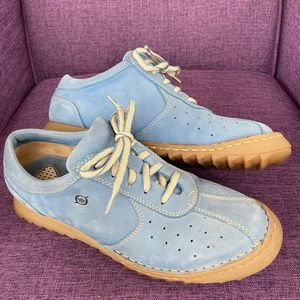 Born Blue Suede Sneakers